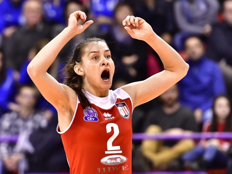 Volei Alba Blaj, victorioasă în Polonia, în Liga Campionilor