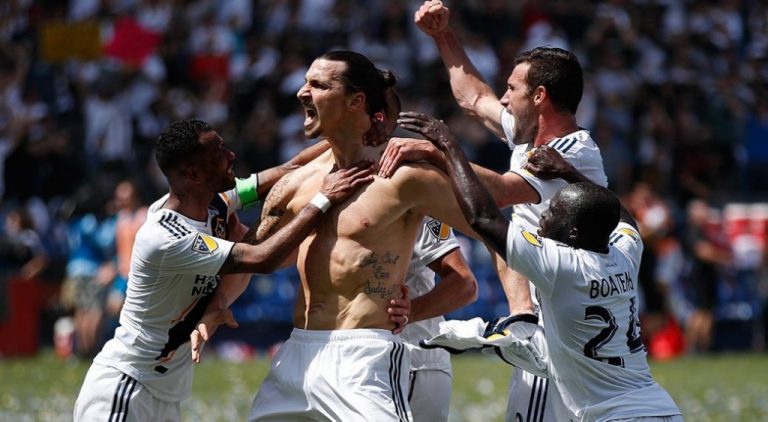 Ibrahimovic a reuşit primul hat-trick pentru Los Angeles Galaxy (Video)