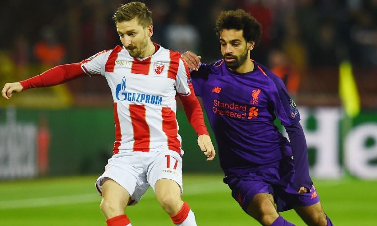 Liverpool, învinsă de Steaua Roşie în Liga Campionilor