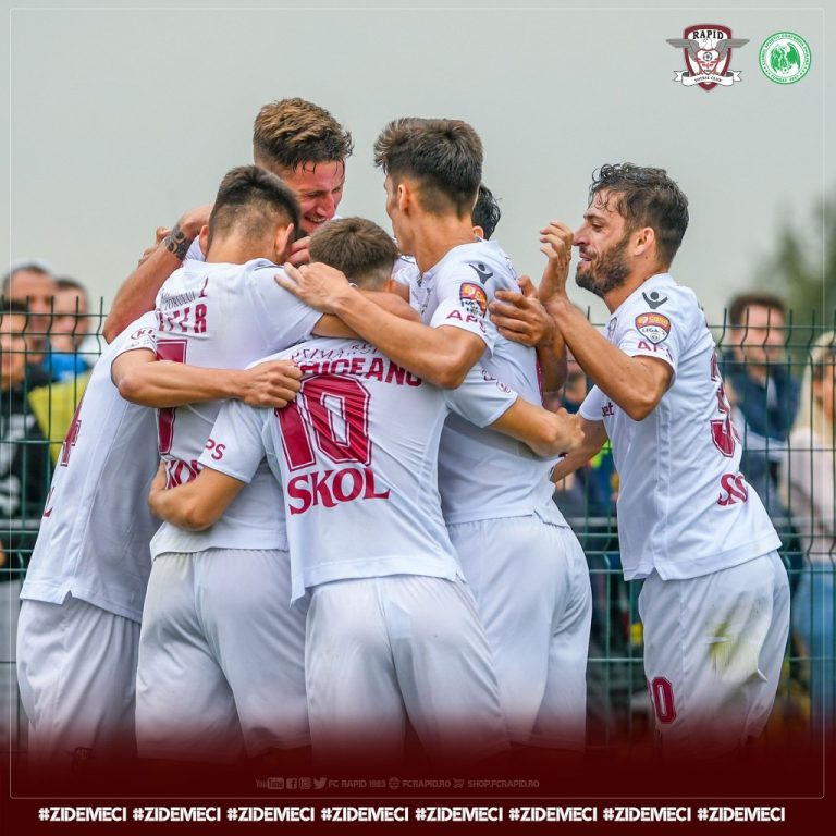 Liga 2 | Debut spectaculos de etapă: Rapid învinge pe Chiajna într-un meci cu șase goluri! Runda continuă sâmbătă, cu șapte partide