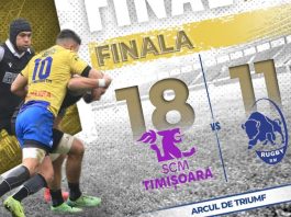 SCM Timișoara a câștigat Cupa României la rugby FOTO: Facebook @rugbyromania
