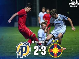 FCSB U19 s-a oprit în play-off-ul UEFA Youth League FOTO: Facebook @FCSB