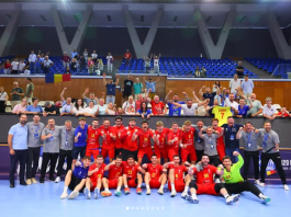 Naționala U20 a României, calificare fantastică în grupa principală a Europeanului de handbal FOTO: Instagram FRH / Marius Romila